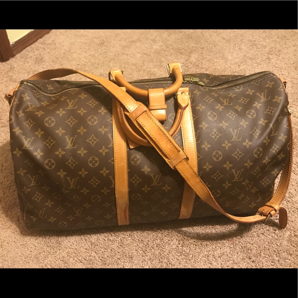 Louis Vuitton Bandouliere Keepall 55 Duffle Bag